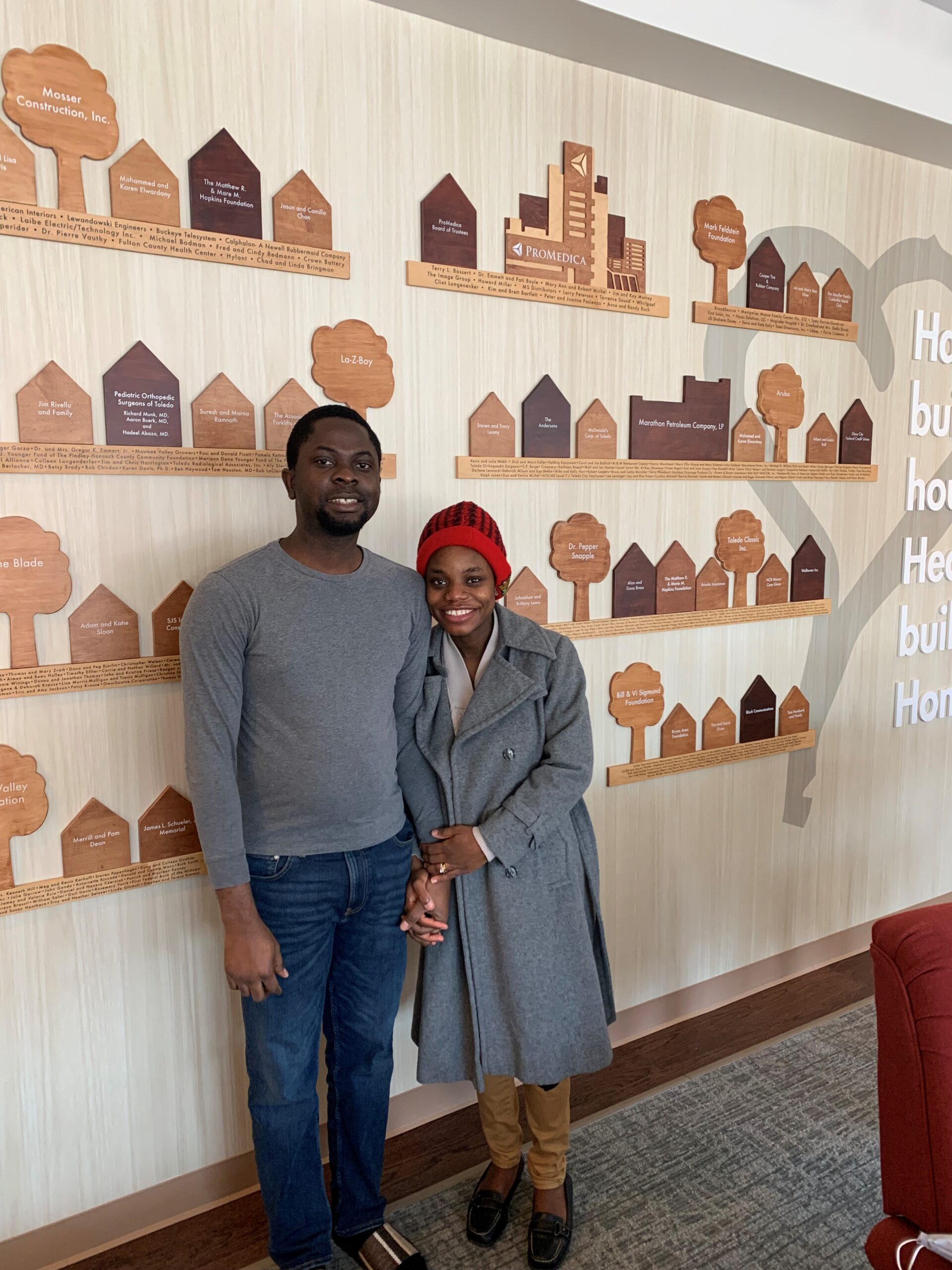 Chioma Family at the Ronald McDonald House