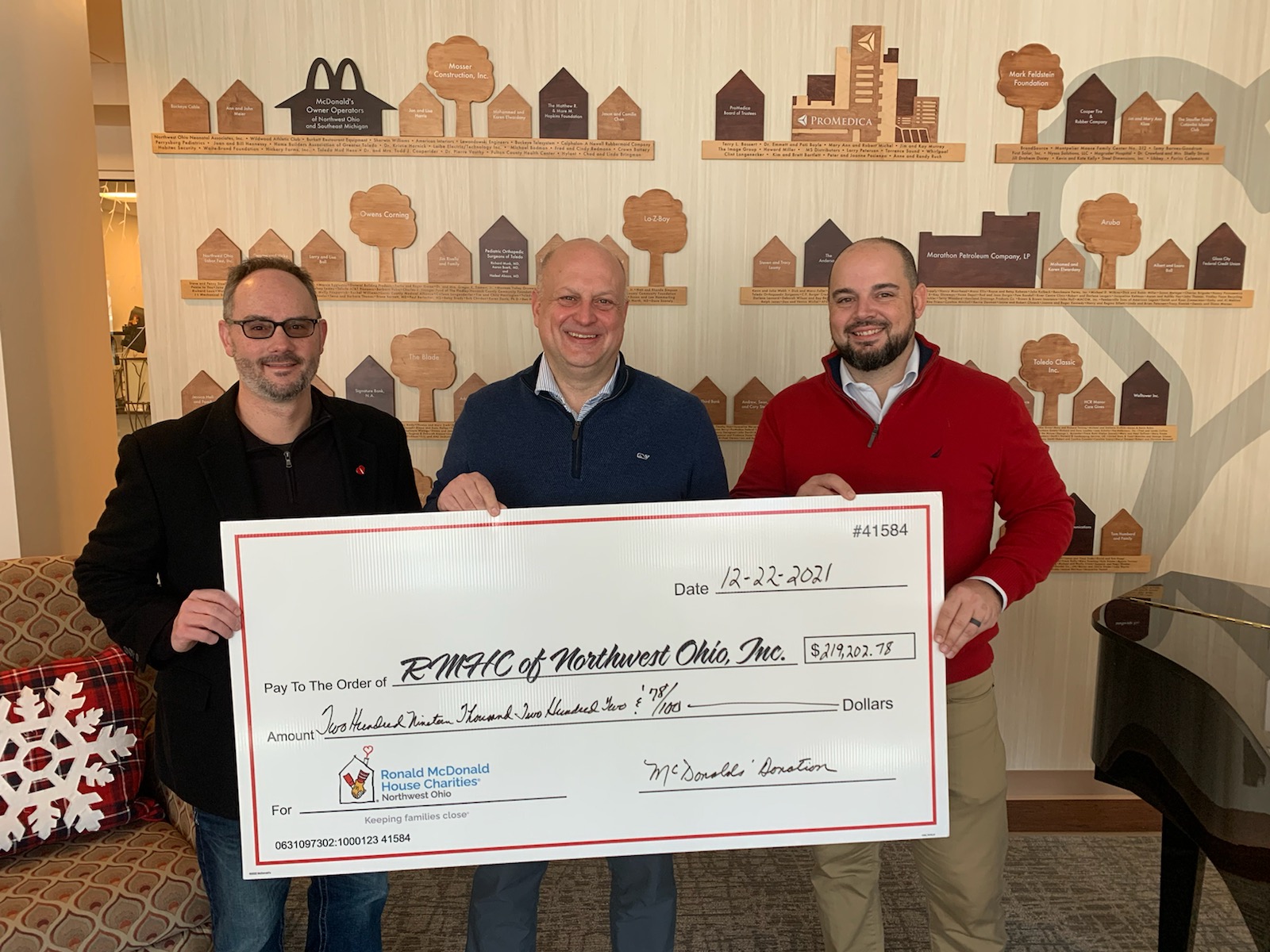 McDonald's Check Presentation